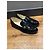 Chanel Mocassini in vernice nera CC Nero - vista 2