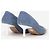 Décolleté Chanel Cap Toe CC Star Charm Kitten Heels Blu - vista 2