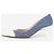 Décolleté Chanel Cap Toe CC Star Charm Kitten Heels Blu - vista 5