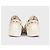 Sneakers Chanel White Perforated Textile Lace-Up EU 38 usate - vista 4