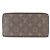 Louis Vuitton Monogram Zippy Wallet M42616 Marrone
