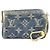Pochette Monogram Denim Louis Vuitton Blu