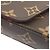Borsa a tracolla Louis Vuitton Monogram Pochette Felicie Marrone - vista 4