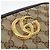 Borsa a Spalla Gucci GG Marmont Nero Beige - vista 4