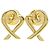 Tiffany & Co Orecchini a lobo in oro 18K Tiffany Loving Heart D'oro