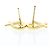 Tiffany & Co Orecchini a lobo in oro 18K Tiffany Loving Heart D'oro - vista 4
