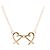 Tiffany & Co Collana Tiffany Double Loving Heart in oro rosa D'oro - vista 2