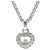 Collana con pendente Chopard Happy Diamonds Argento