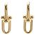 Tiffany & Co Pendientes de aro medianos en oro rosa de 18K Tiffany Dorado