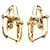 Tiffany & Co Pendientes de aro medianos en oro rosa de 18K Tiffany Dorado - vista 4