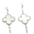 Van Cleef & Arpels Vintage Alhambra White Gold Charm Bracelet Silvery  - view 11