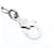 Van Cleef & Arpels Vintage Alhambra White Gold Charm Bracelet Silvery  - view 5