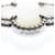 Van Cleef & Arpels Vintage Alhambra White Gold Charm Bracelet Silvery  - view 8