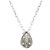 Autre Marque Collana a forma di pera con pavé di diamanti Vendome Aoyama Argento - vista 2
