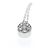 Autre Marque Collana a forma di pera con pavé di diamanti Vendome Aoyama Argento - vista 4