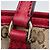 Borsa Gucci motivo GG Rosso Beige - vista 5