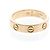 Anello Cartier Mini Love con 1 Diamante in Oro Rosa D'oro - vista 3