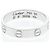 Cartier Mini Love Ring aus Weißgold Silber - Ansicht 5