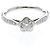 Chanel Camellia Diamant-Verlobungsring Silber