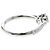 Chanel Camellia Diamant-Verlobungsring Silber - Ansicht 4