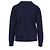 Klassischer V-Ausschnitt Wollpullover mit Roberto Cavalli Logo Blau - Ansicht 3