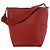 Céline CELINE Borsa a secchiello Seau Sangle in pelle rossa Grigio