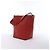 Céline CELINE Borsa a secchiello Seau Sangle in pelle rossa Grigio - vista 2