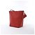 Céline CELINE Borsa a secchiello Seau Sangle in pelle rossa Grigio - vista 3