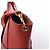 Céline CELINE Borsa a secchiello Seau Sangle in pelle rossa Grigio - vista 5