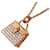 Hermès Hermes Amulette Kelly Necklace Pink gold