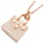 Birkin Hermès Hermes Amulette Necklace in 18K Pink Gold with Diamond