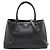 Prada Bolsa 2way em couro Saffiano preto