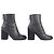 Timeless Chanel G39529 Leder Stiefeletten Schwarz - Ansicht 4