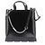 Autre Marque Borsa a mano in pelle nera Nero - vista 3