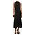 Maje Black sleeveless knit midi dress - size UK 8 - view 3