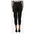 Brunello Cucinelli Schwarze Cropped-Hose - Größe UK 6 - Ansicht 3