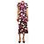 Erdem Robe midi Vanya violette - taille UK 8 - vue 3