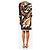 Etro Midi-Kleid mit schwarzem floralem Paisley-Muster - Größe UK 6 - Ansicht 2