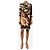 Etro Midi-Kleid mit schwarzem floralem Paisley-Muster - Größe UK 6 - Ansicht 3
