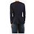 Autre Marque Marineblauer Peplum-Top mit Plissee - Größe S - Ansicht 2