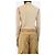 Fendi Rippstrick-Top mit Streifen in Creme - Größe XS Roh - Ansicht 2