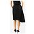Prada Falda midi negra con paneles asimétricos - talla UK 10 Negro - vista 3