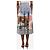 Weekend Max Mara Gonna midi in cotone stampato blu - taglia UK 4 - vista 3