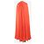 Elie Saab Korallenfarbenes Cape-Maxikleid - Größe UK 12 Orange - Ansicht 2