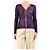 Bottega Veneta Lila transparenter Strickcardigan - Größe UK 10 - Ansicht 3