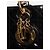 Borsa Lady Dior in pelle vernice nera 2014 Nero - vista 6