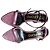 Tom Ford Metallic-Rosa Absatzsandalen Pink