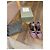 Tom Ford Metallic-Rosa Absatzsandalen Pink - Ansicht 5