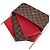 Louis Vuitton Pochette Felicie 2-Way Chain Wallet Shoulder Bag Marrone - vista 6