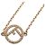 Collana Fendi Oro Rosa e Strass D'oro
